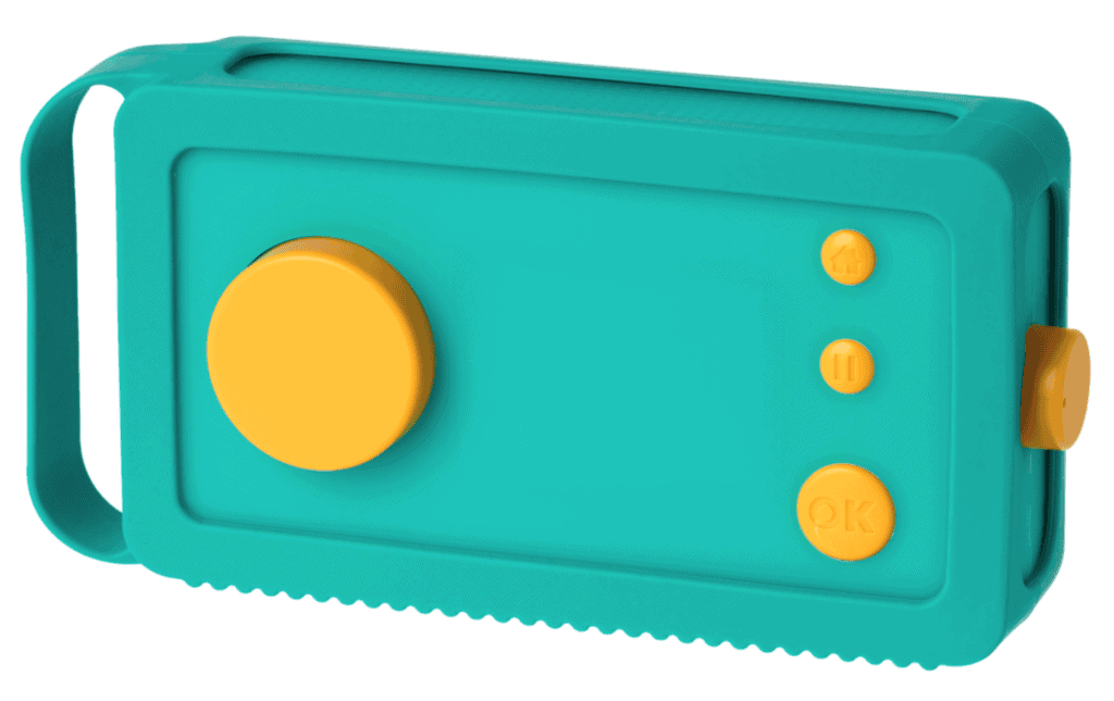 The final version of the blue shell for My Fabulous Storyteller